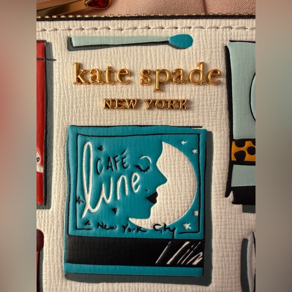 Kate Spade Morgan Matchbox Embossed Small Slim Bifold Wallet - Picture 4 of 15